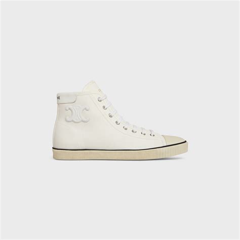 celine high top tennis shoes|celine white platform sneakers.